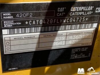 RETROEXCAVADORA MARCA CATERPILLAR MODELO 420F AÑO 2019 PRECIO S/. 244,200.00 - Image 9