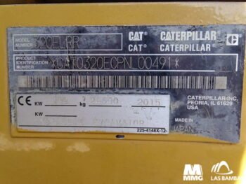 EXCAVADORA MARCA CATERPILLAR MODELO 320EL AÑO 2015 PRECIO S/. 252,710.00 Soles - Image 15